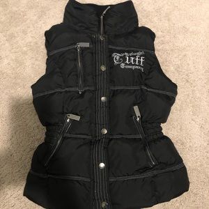 Used Cowgirl Tuff Company Black Vest - Size Medium